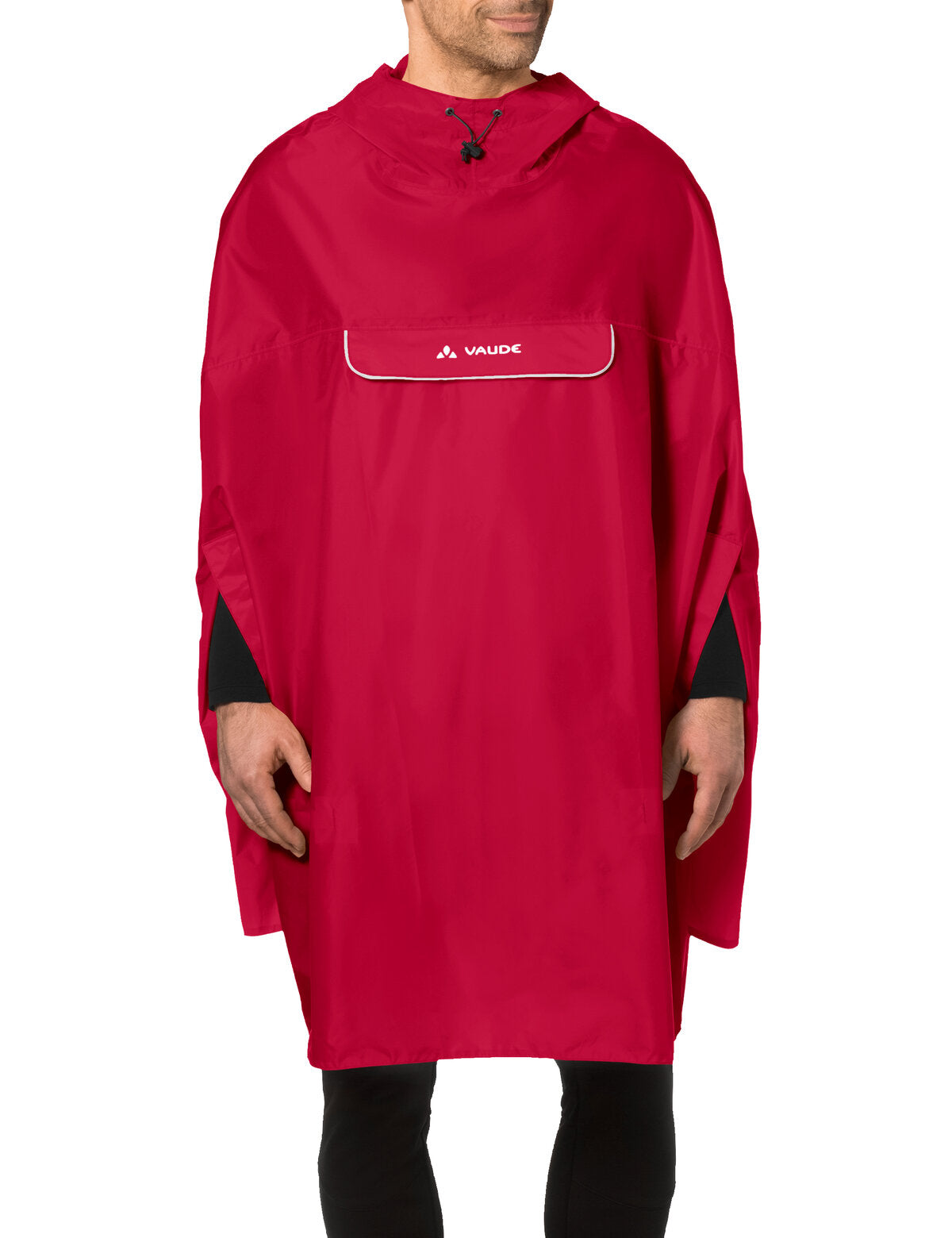 VAUDE Valdipino Poncho rot