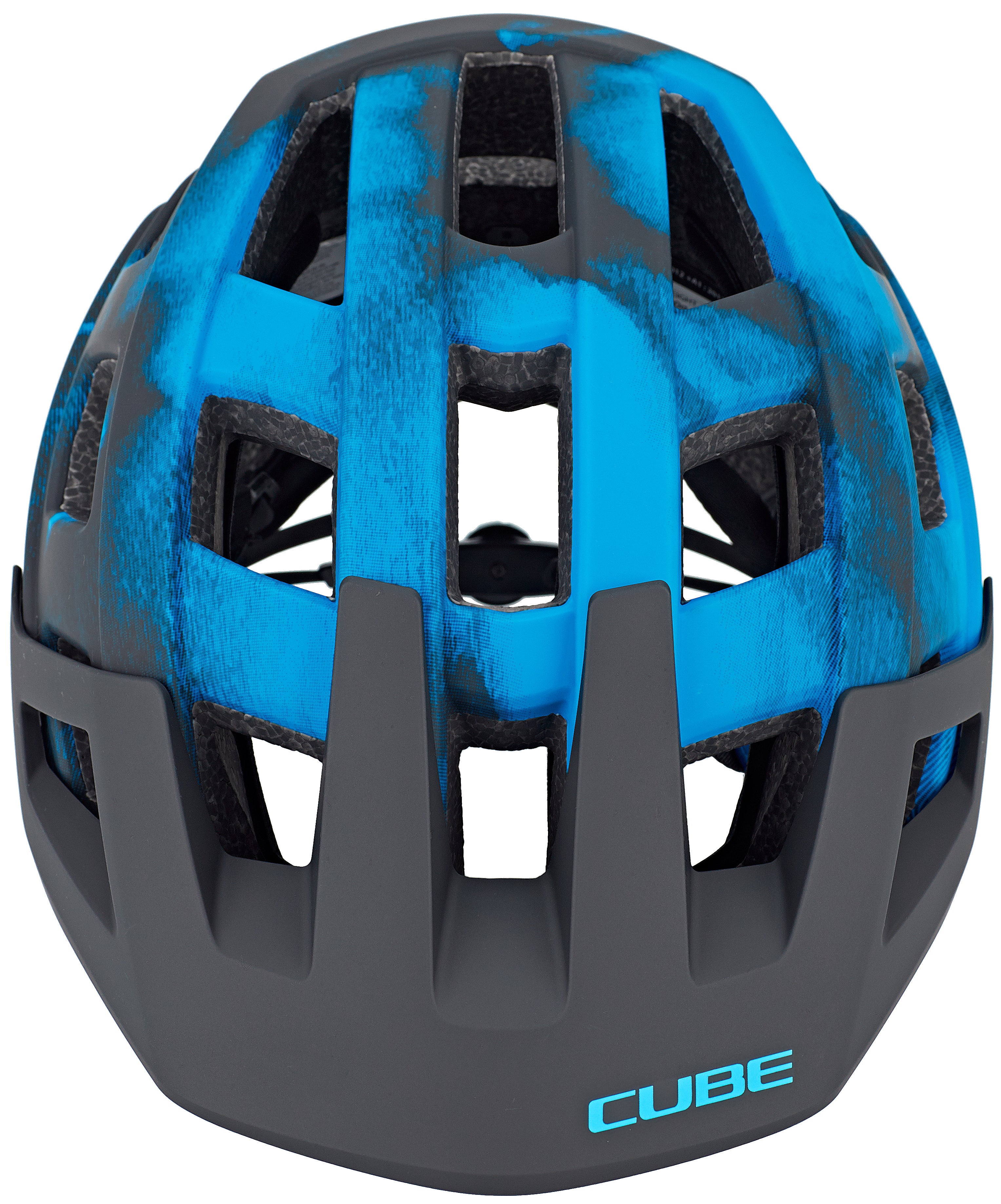 CUBE BADGER MTB-Helm blue