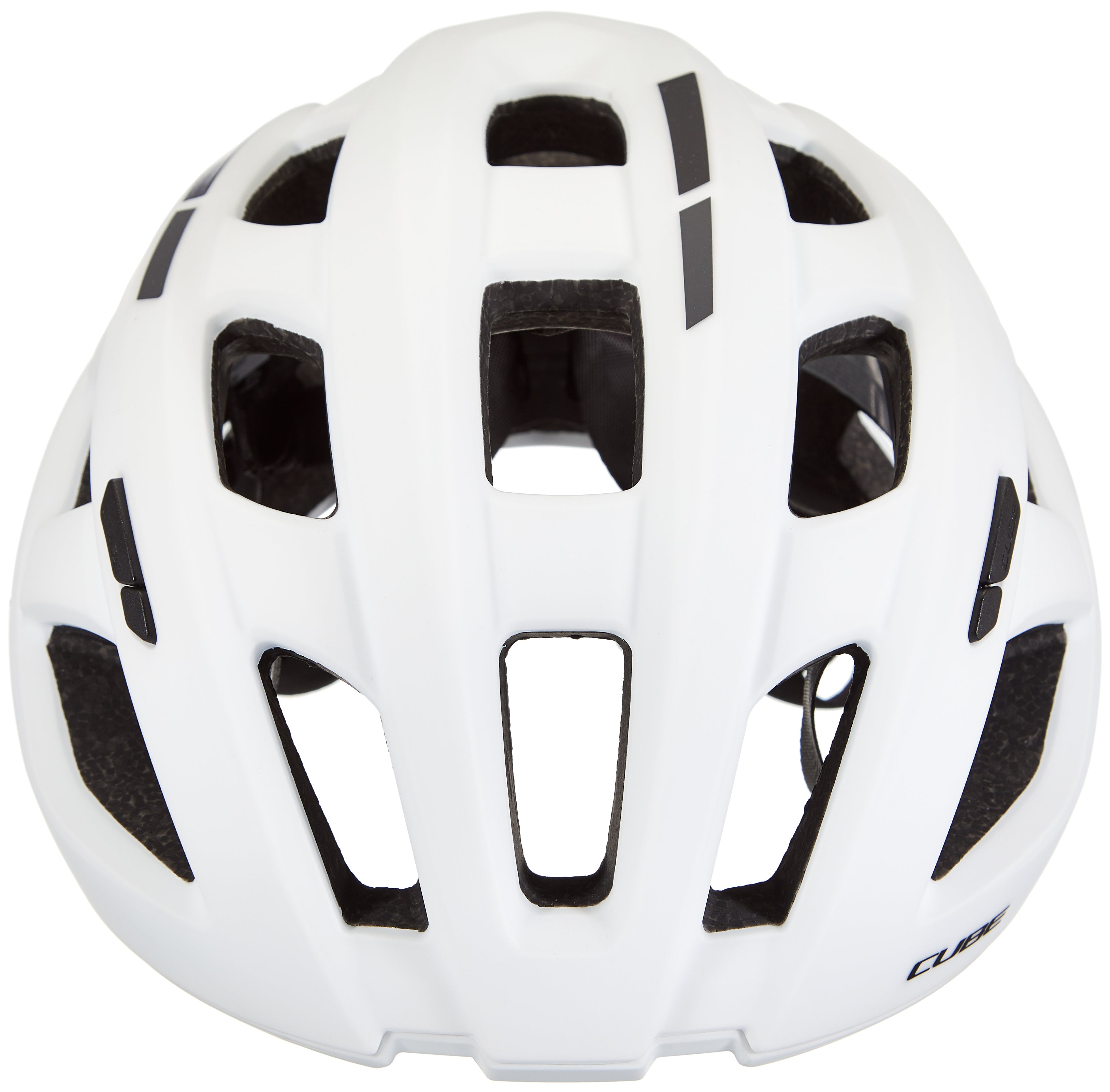 CUBE Helm ROAD RACE white