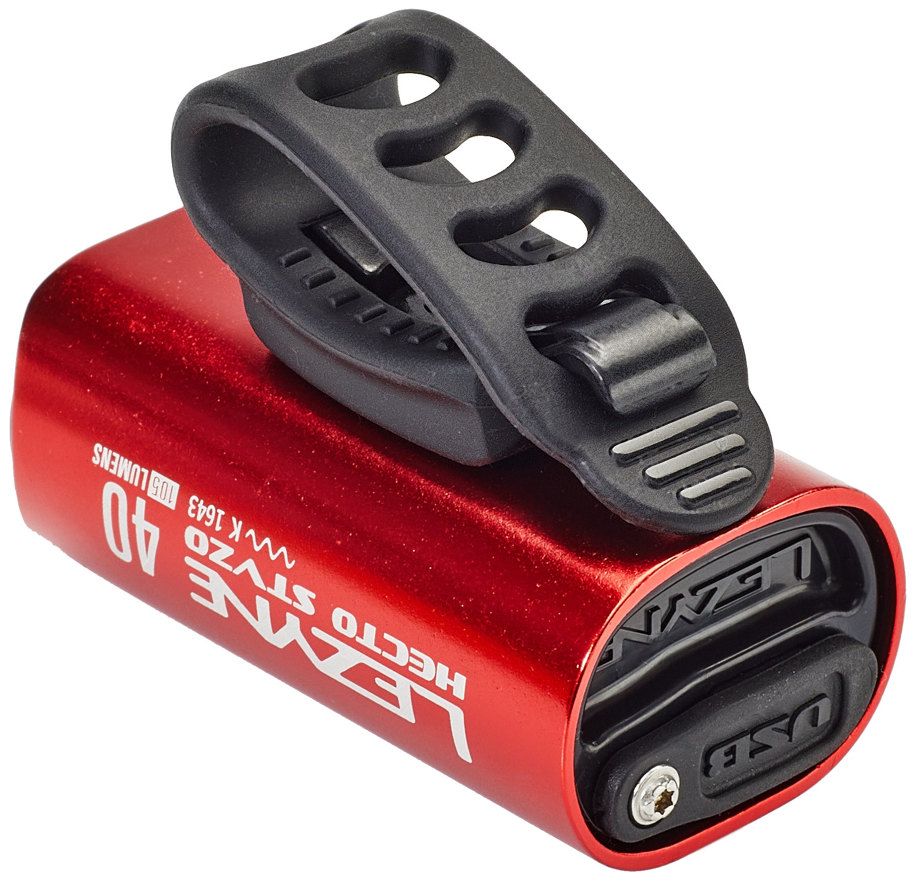 Lezyne Hecto Drive 40 LED Frontlicht rot/schwarz