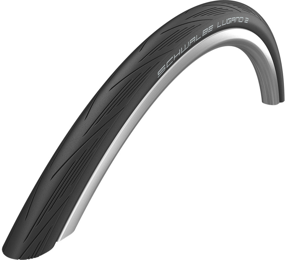 SCHWALBE Lugano II Drahtreifen 700x25C Active K-Guard schwarz