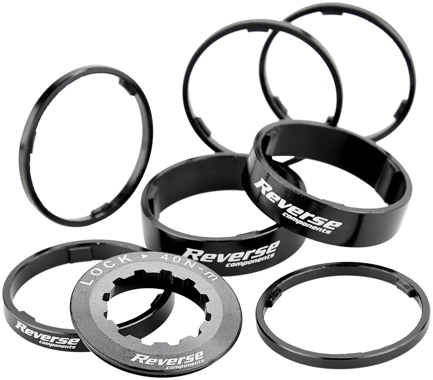 Reverse Single Speed Spacer Kit schwarz