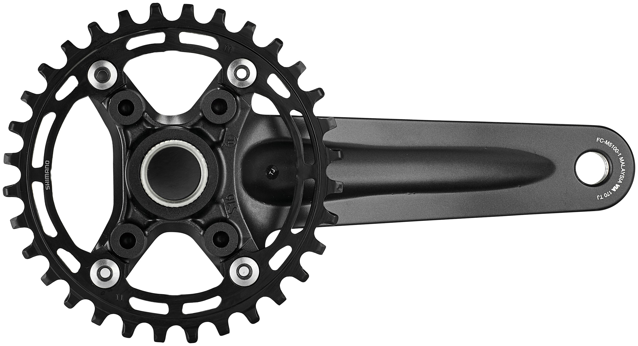 Shimano Deore FC-M5100 Kurbelgarnitur 1x10/11-fach 32Z