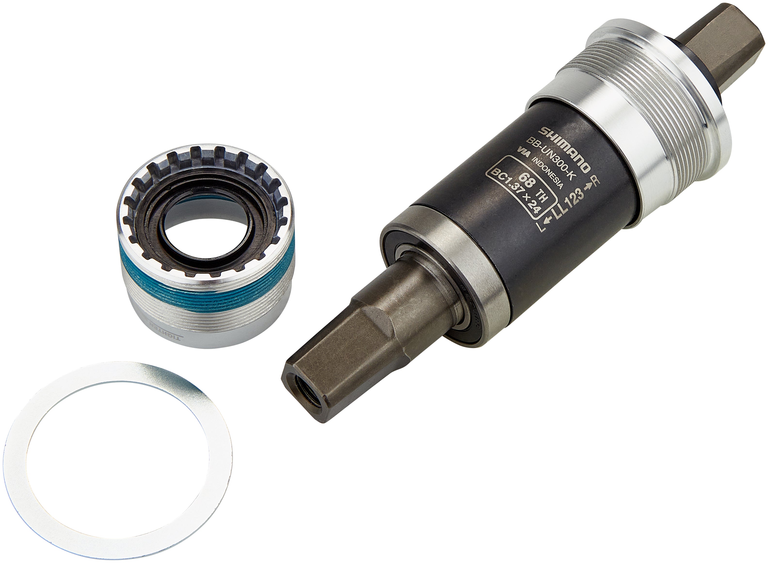 Shimano BB-UN300 Vierkant Innenlager BSA 68mm für Kettenkasten inkl. Spacer