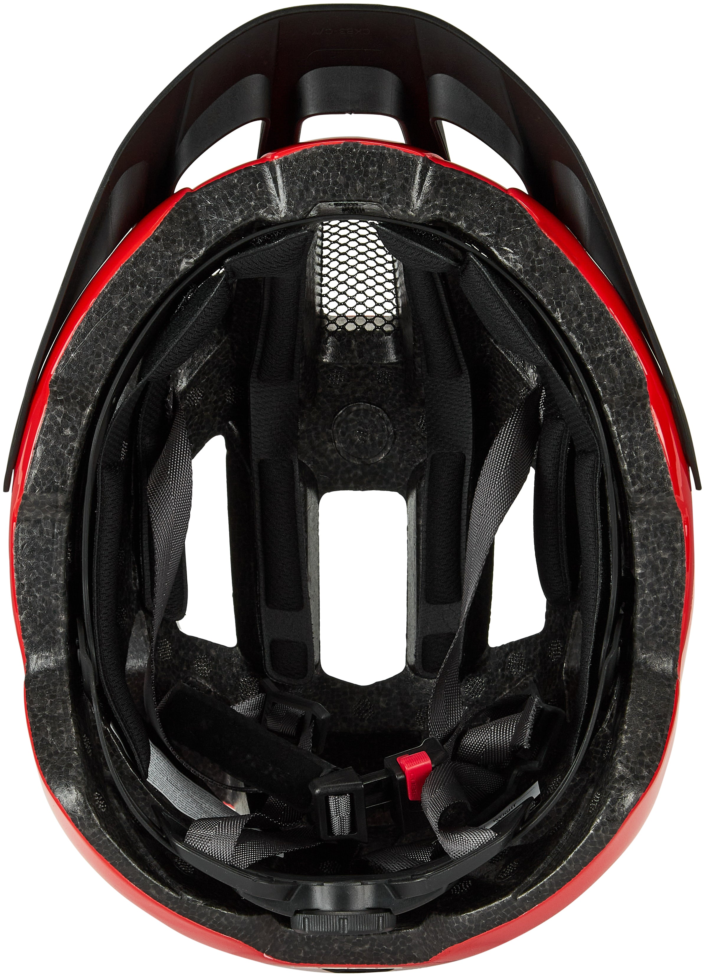 CUBE STEEP Helm glossy red