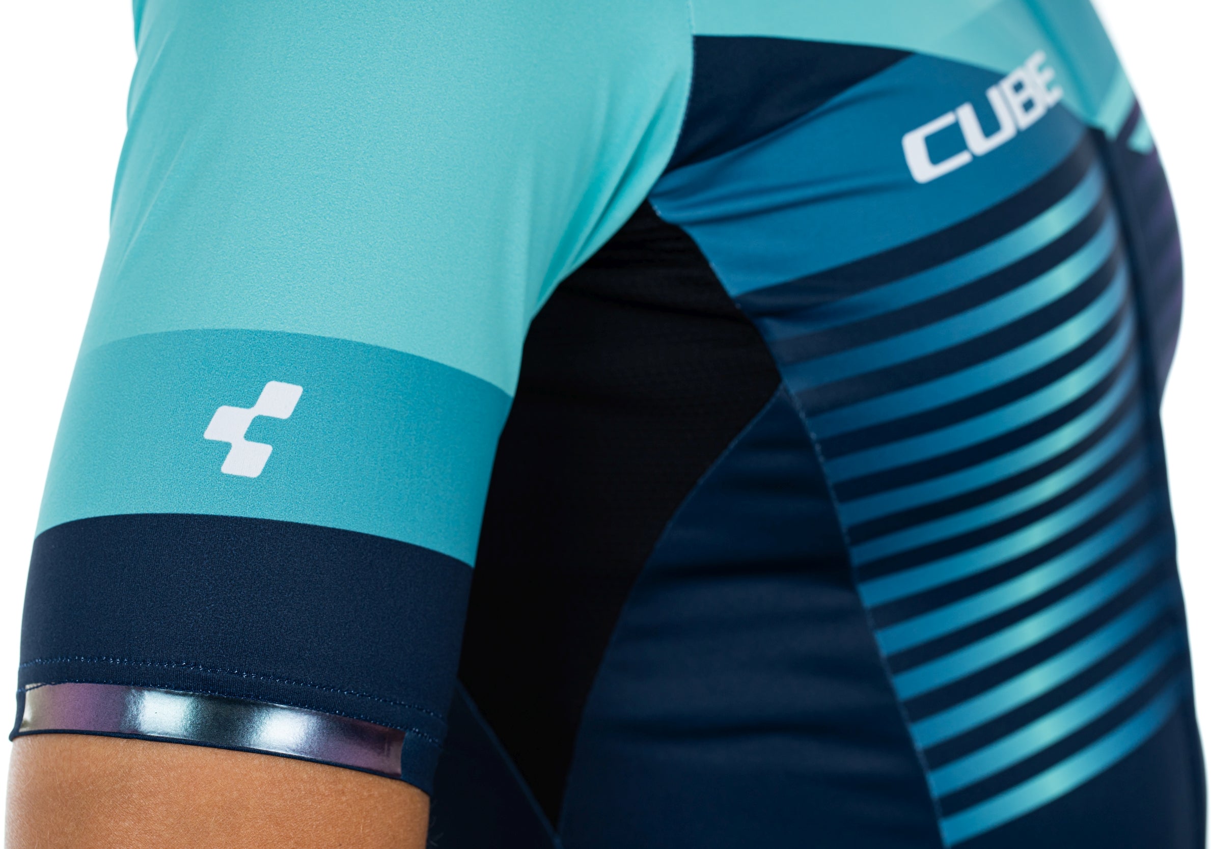 CUBE TEAMLINE WS Trikot kurzarm blue´n´mint