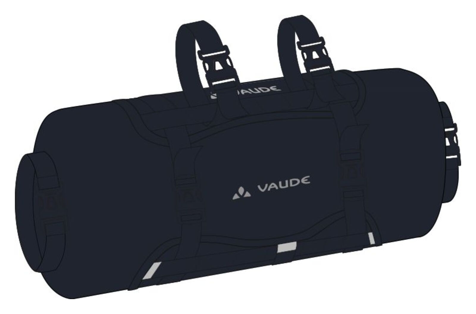 VAUDE Trailfront II Lenkertasche schwarz