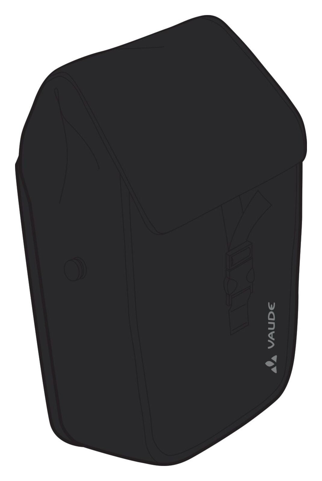 VAUDE ReCycle Pro Single Fahrradtasche schwarz