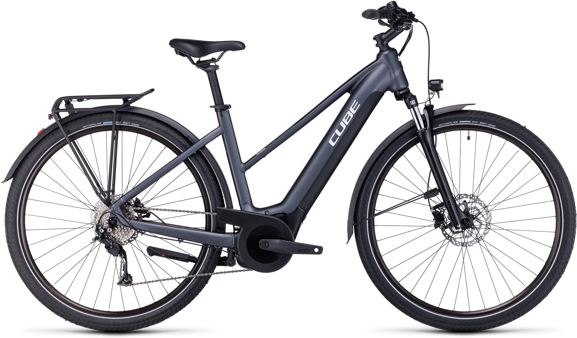 Cube Touring Hybrid ONE 625 Trapez grey´n´white (2024)