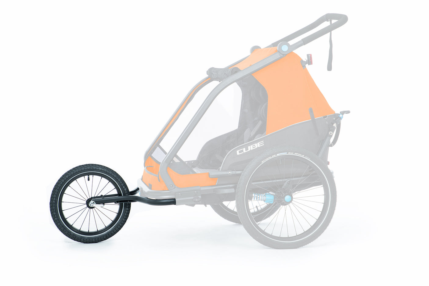 CUBE Jogger Kit für Kinder Fahrradanhänger Double CMPT