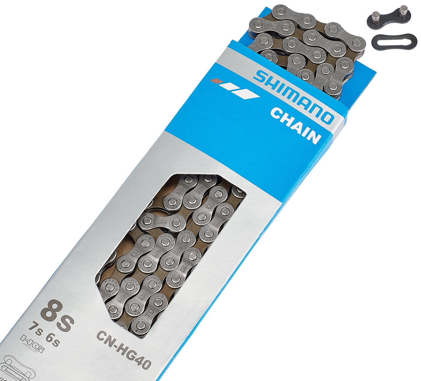 Shimano CN-HG40 Kette 7/8-fach grau