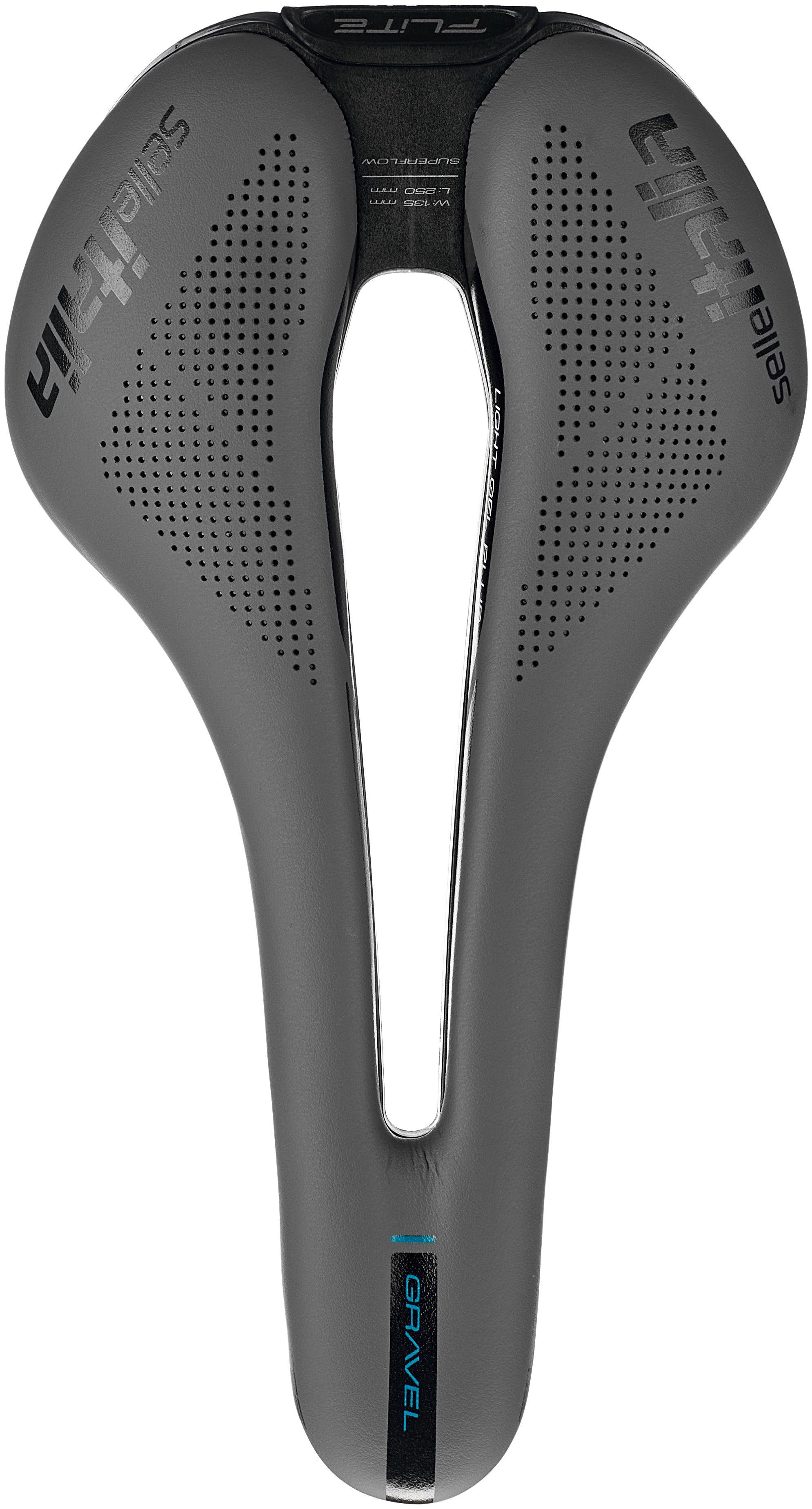 Selle Italia Flite Boost Gravel TI Superflow Sattel schwarz