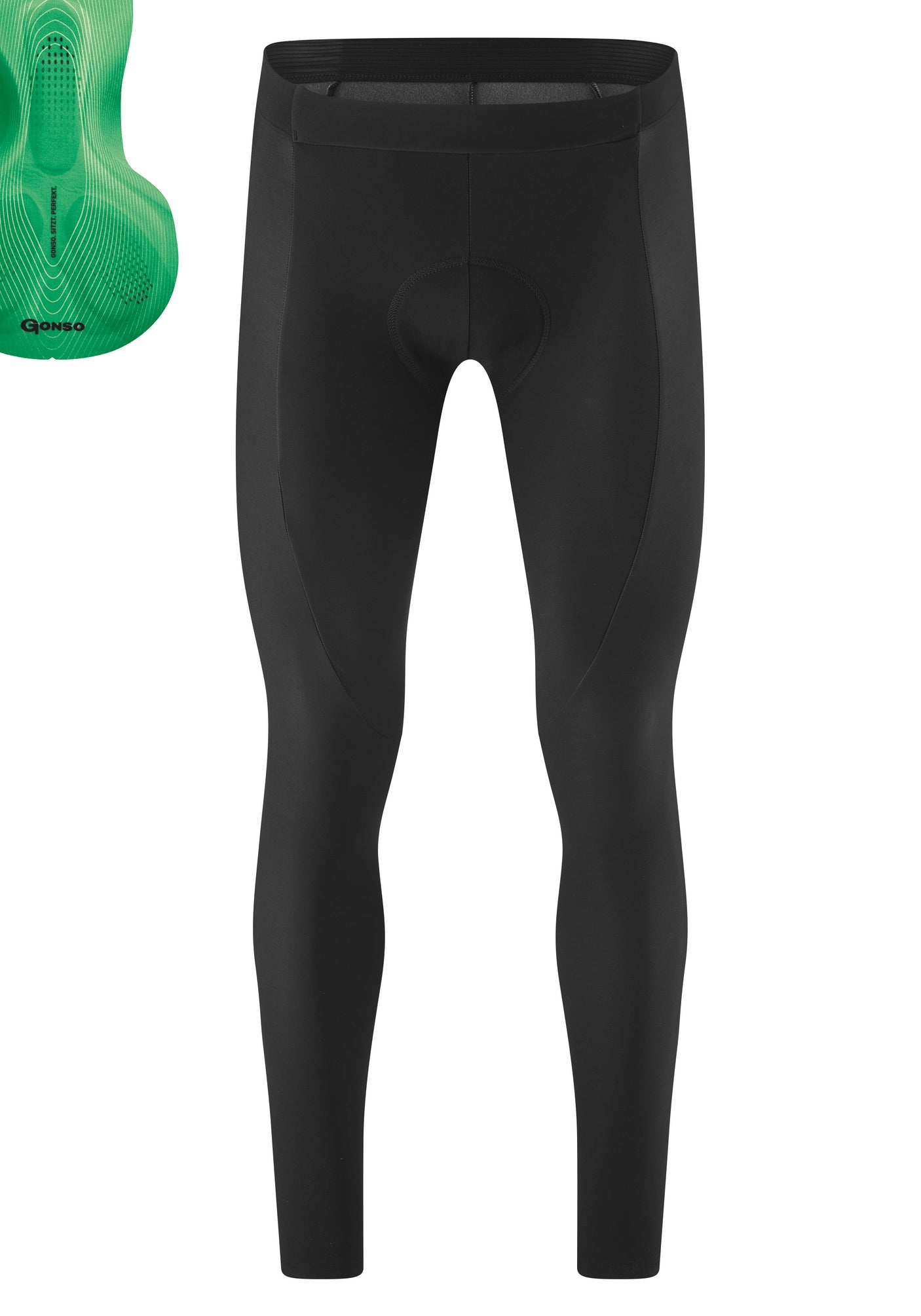 Gonso Sitivo Tight Men Black / Bright Green