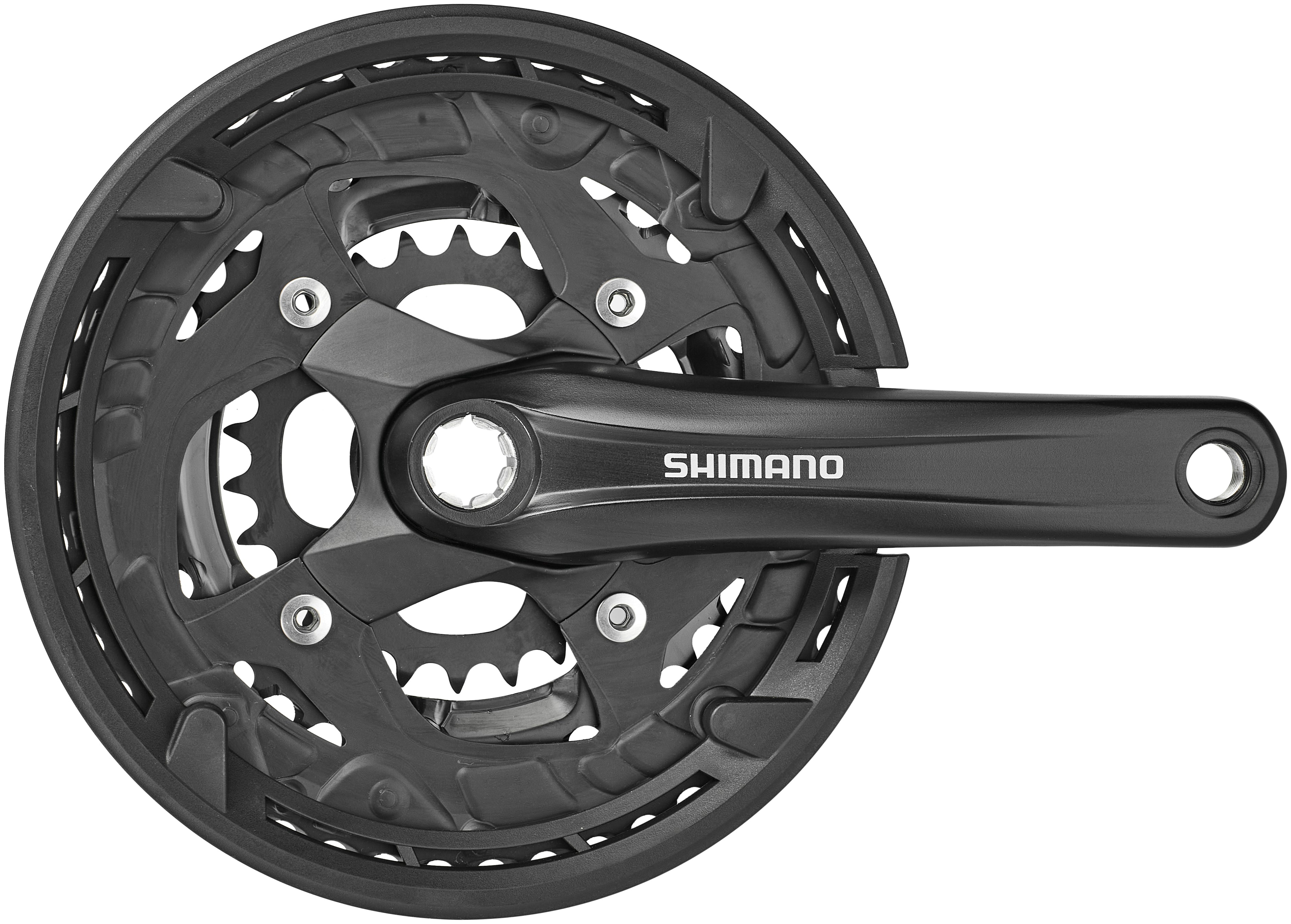 Shimano Alivio FC-T4010 Kurbelgarnitur Octalink 9-fach schwarz