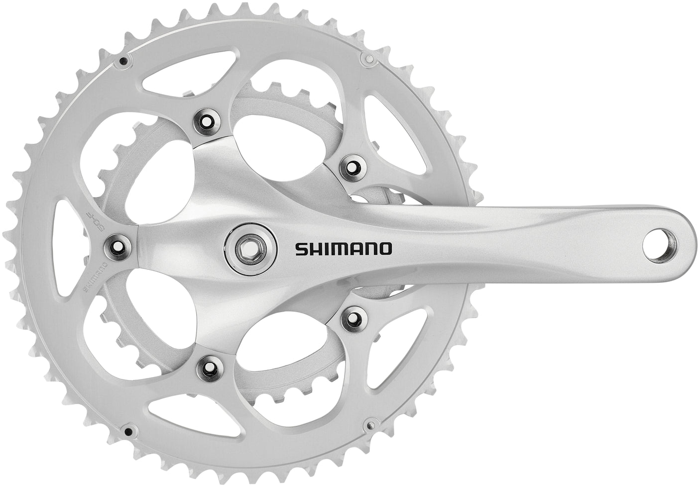 Shimano FC-R345 Kurbelgarnitur 50/34 2x9-fach silber