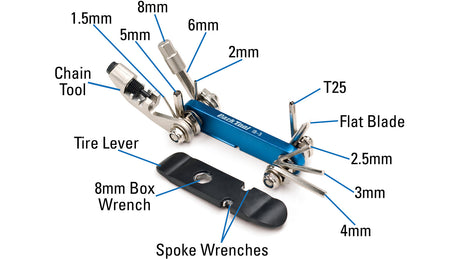 Park Tool IB-3 I-Beam Mini-Faltwerkzeug