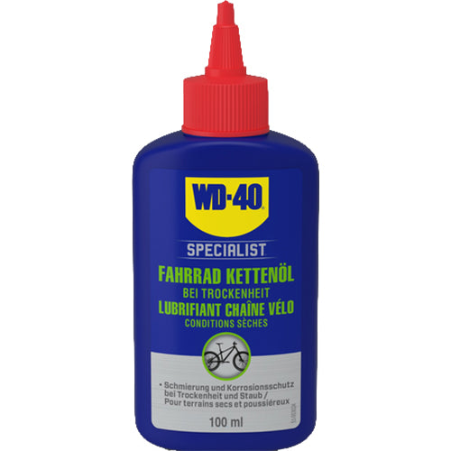 WD-40 Specialist Bike Kettenschmiermittel für Trockene Bedingungen 100ml