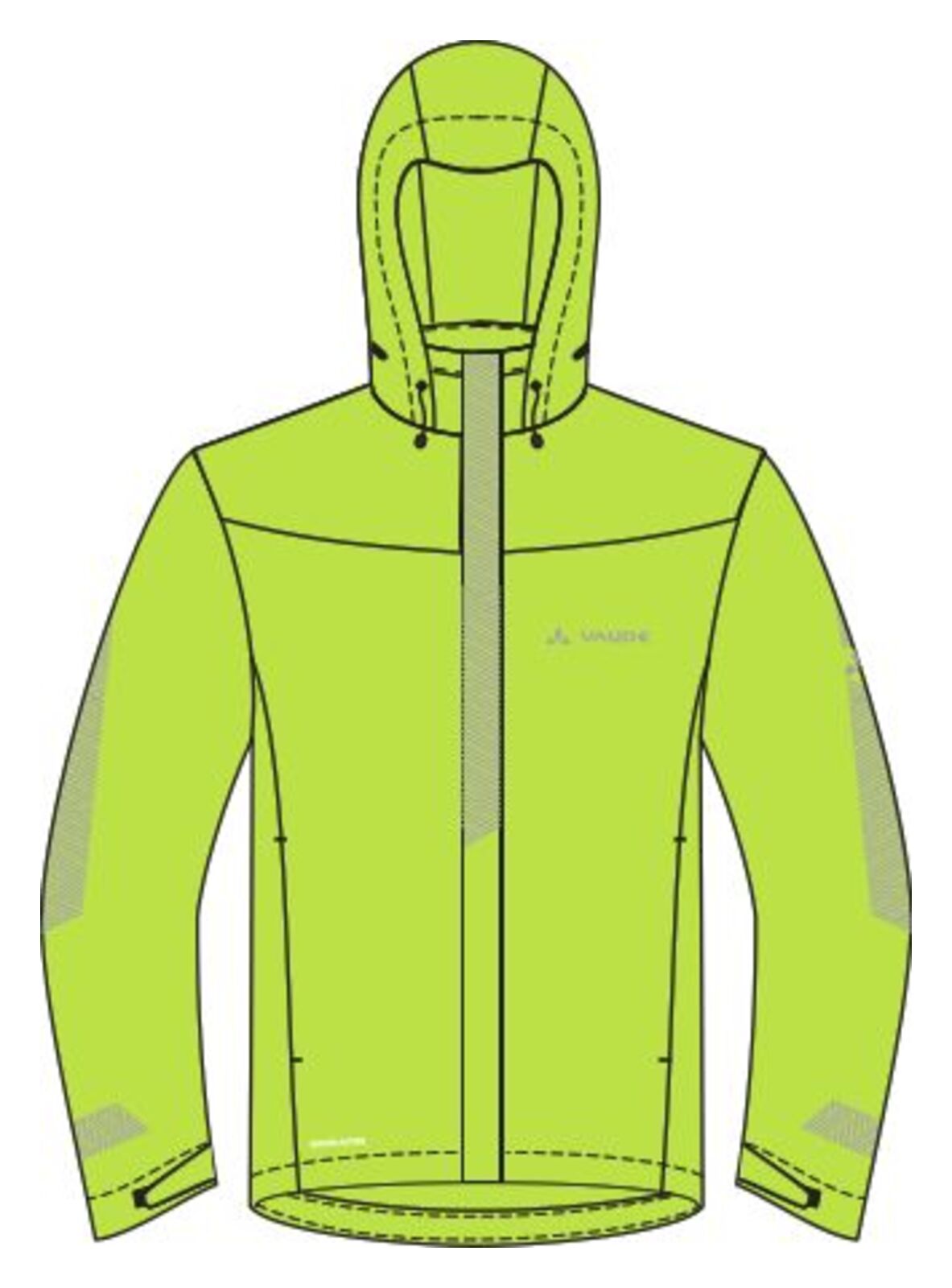 VAUDE Luminum II Jacke Herren gelb