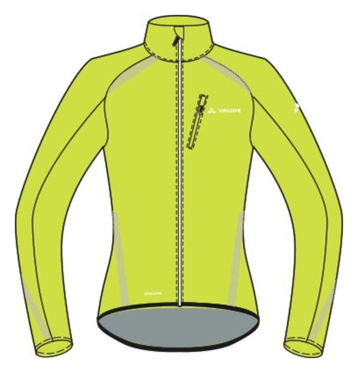 VAUDE Luminum Perf. Jacket II Damen bright green