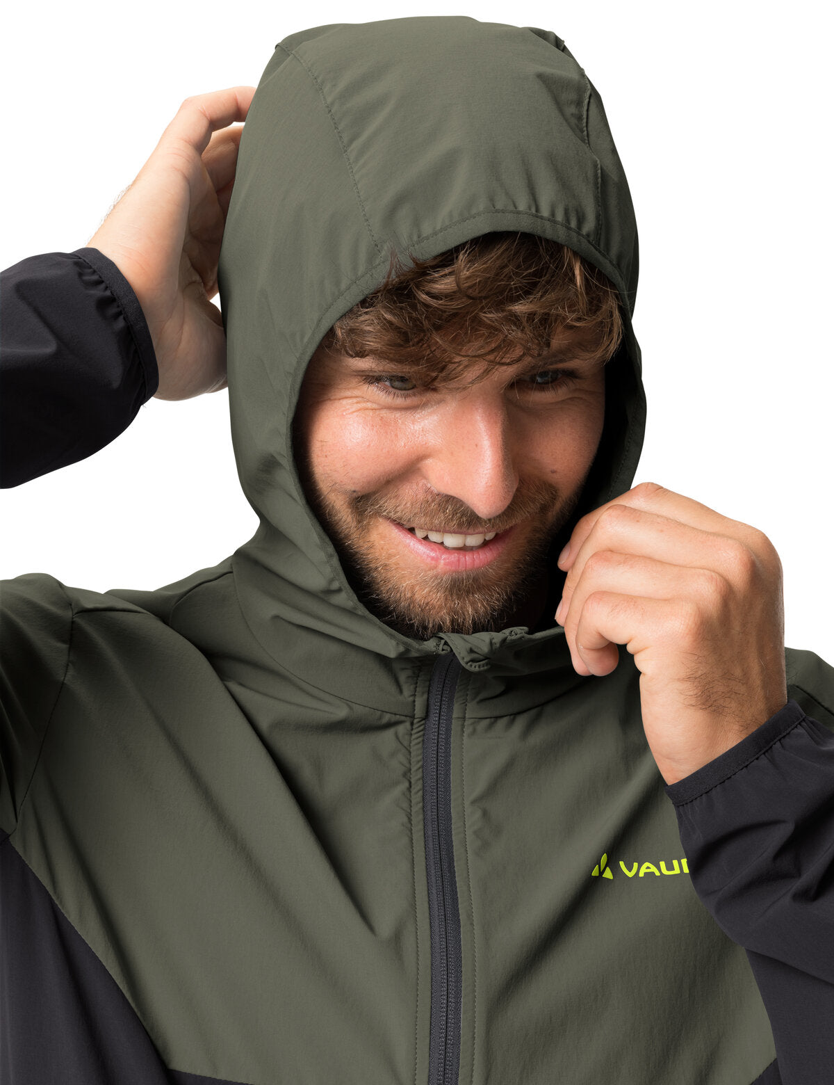 VAUDE Moab IV Jacke Herren schwarz/oliv