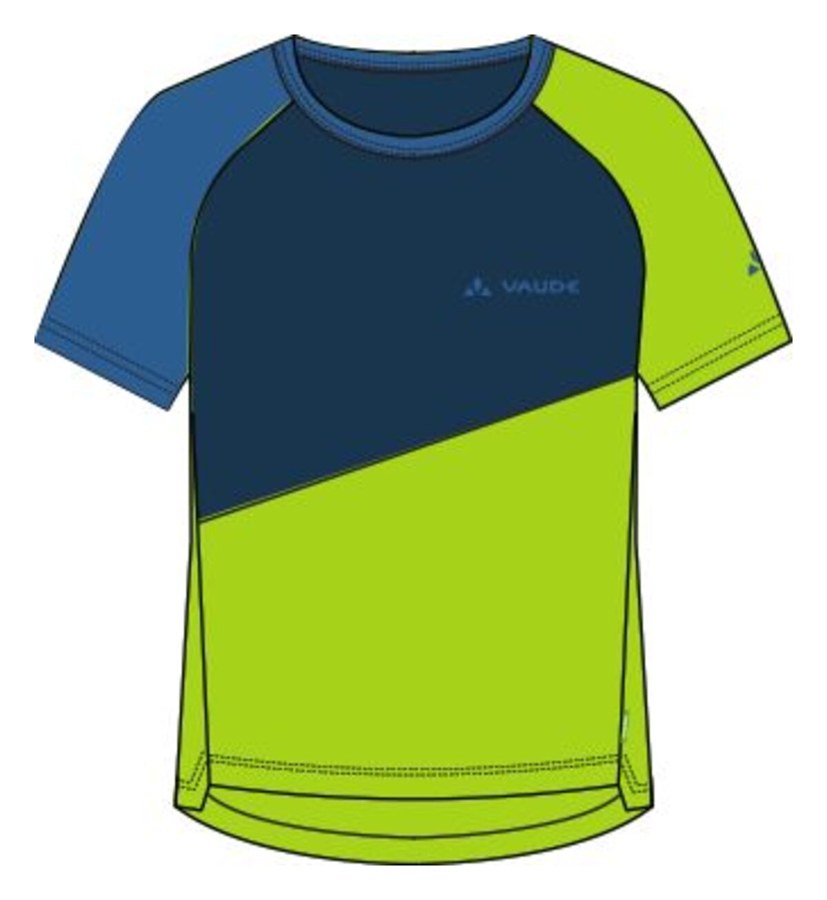 VAUDE Moab II T-Shirt Kinder grün