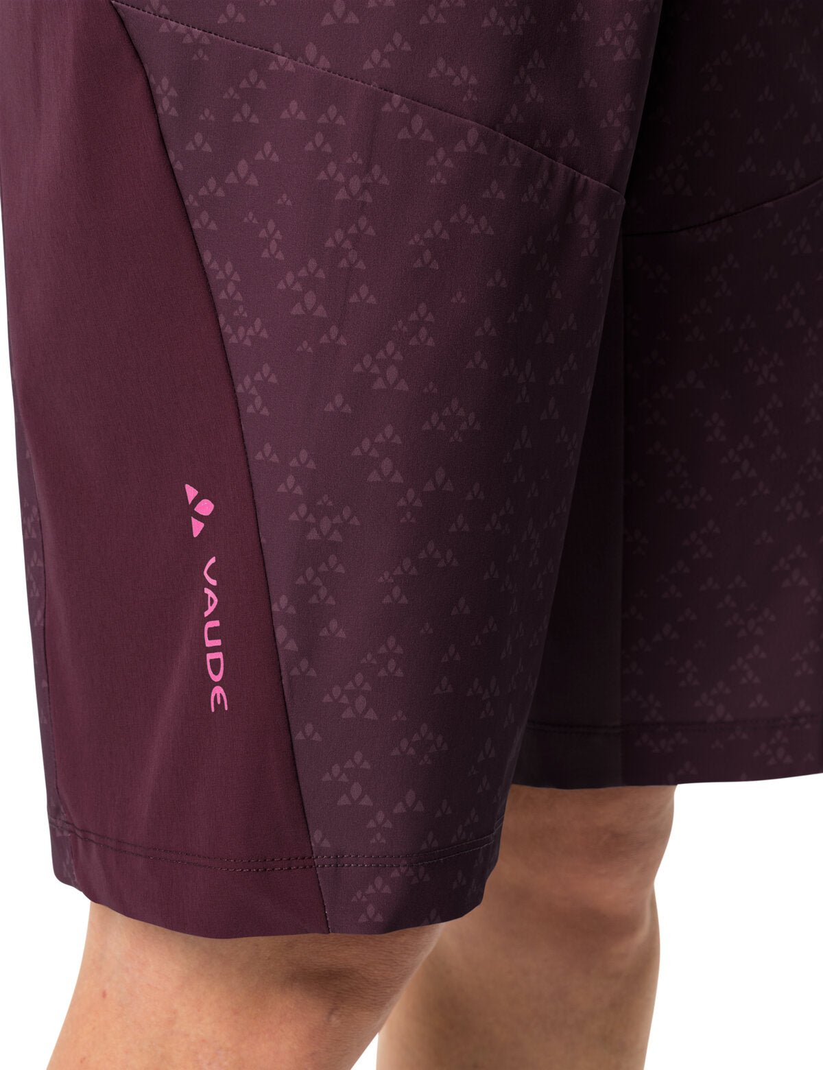 VAUDE Ledro Print Shorts Damen lila