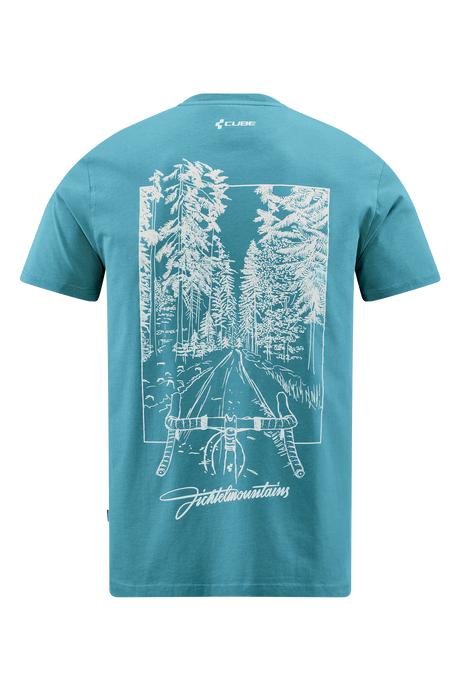 CUBE Organic T-Shirt Fichtelmountains GTY FIT