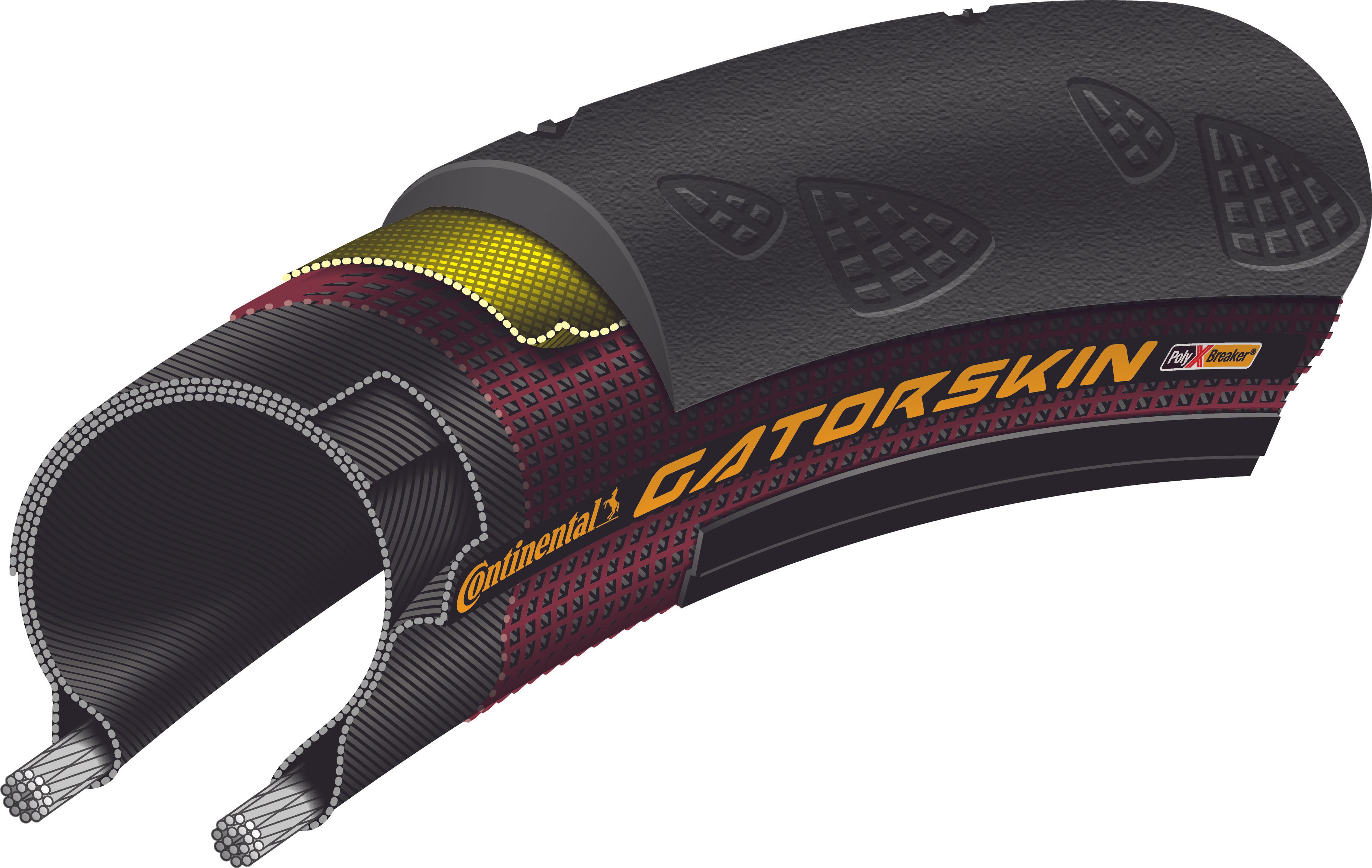 Continental GatorSkin Faltreifen PolyX Breaker 28