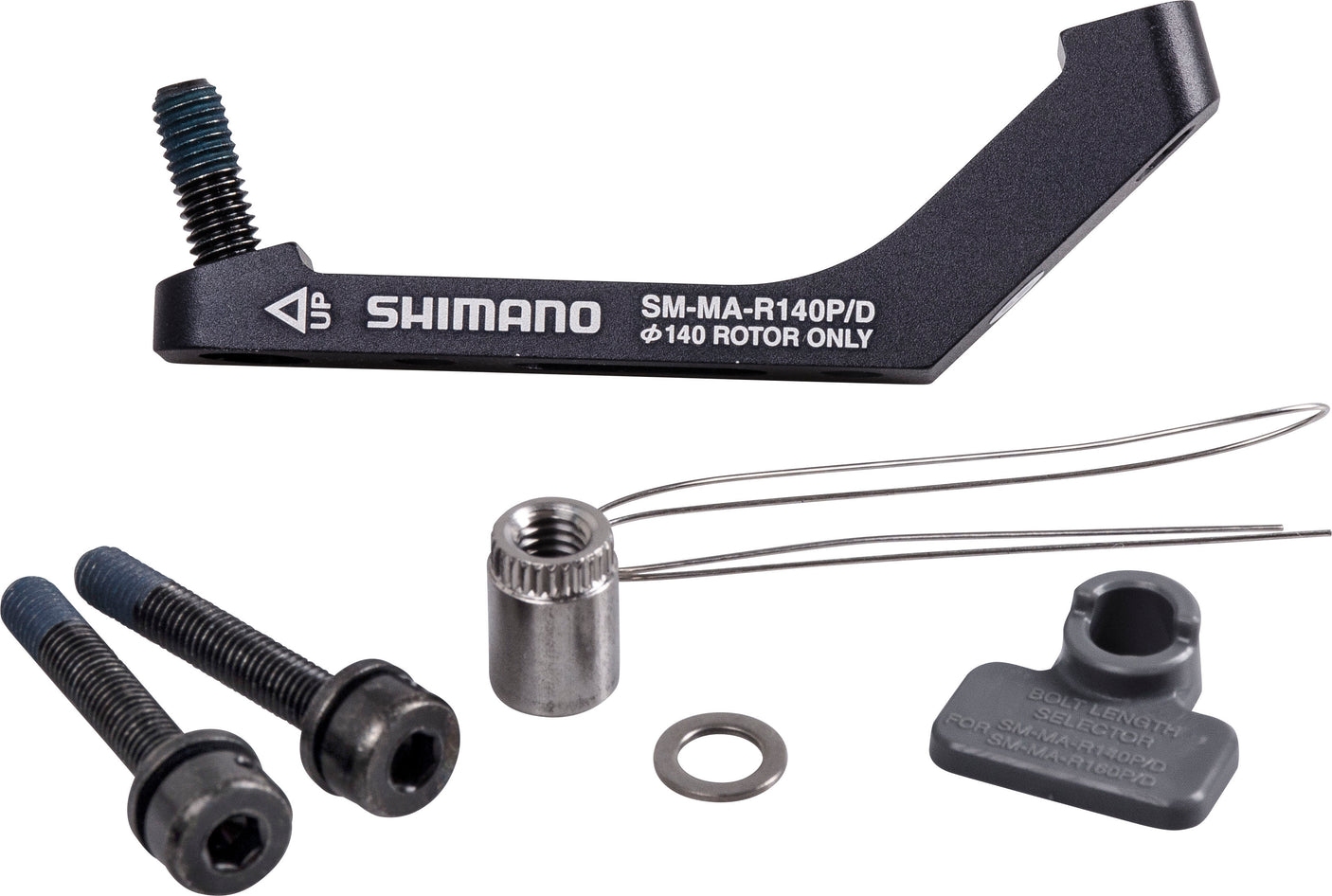 Shimano Flat Mount Road Scheibenbremsadapter PM/FM 140mm hinten