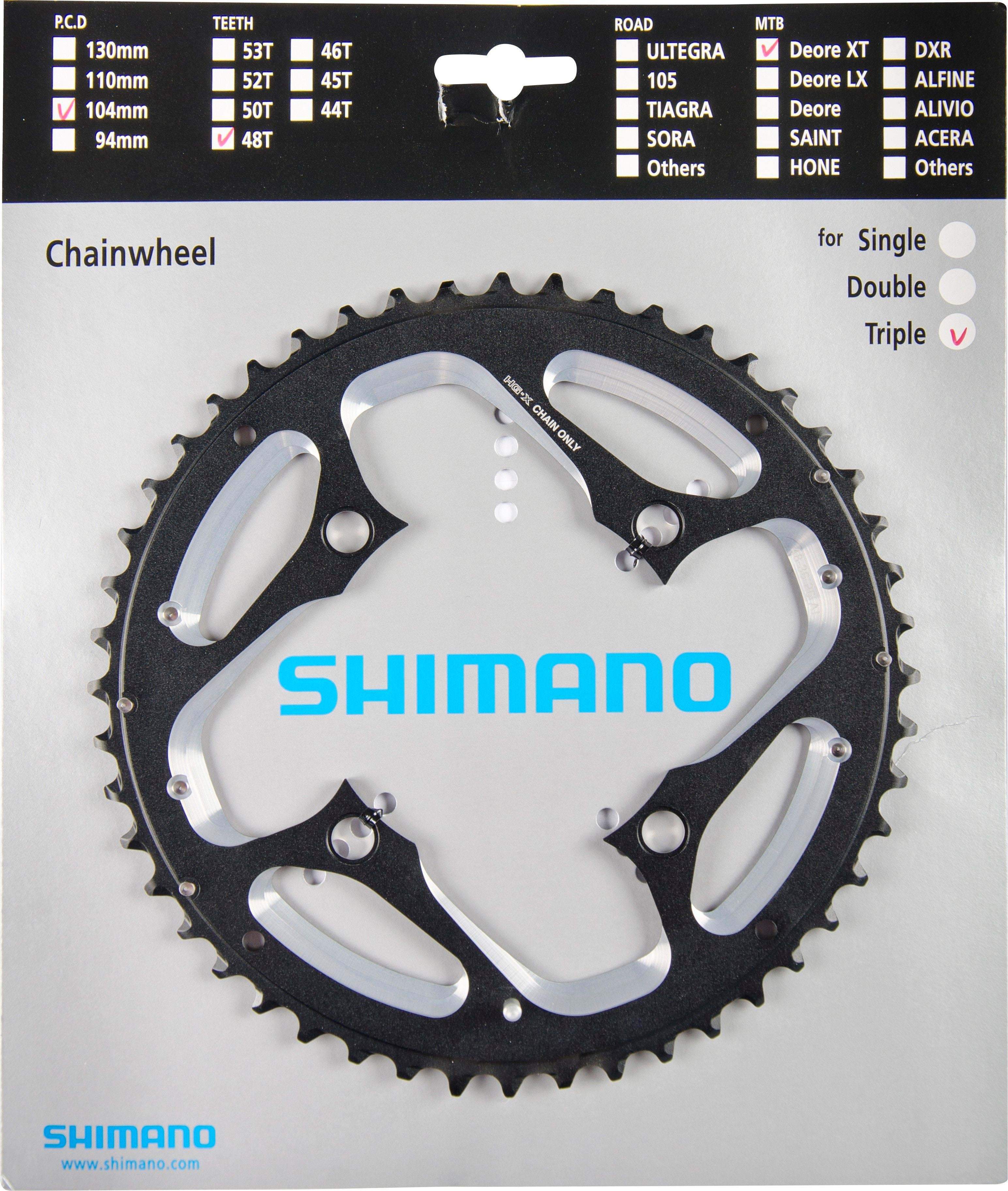 Shimano Deore XT Trekking FC-T780/FC-T781 Kettenblatt AL 10-fach