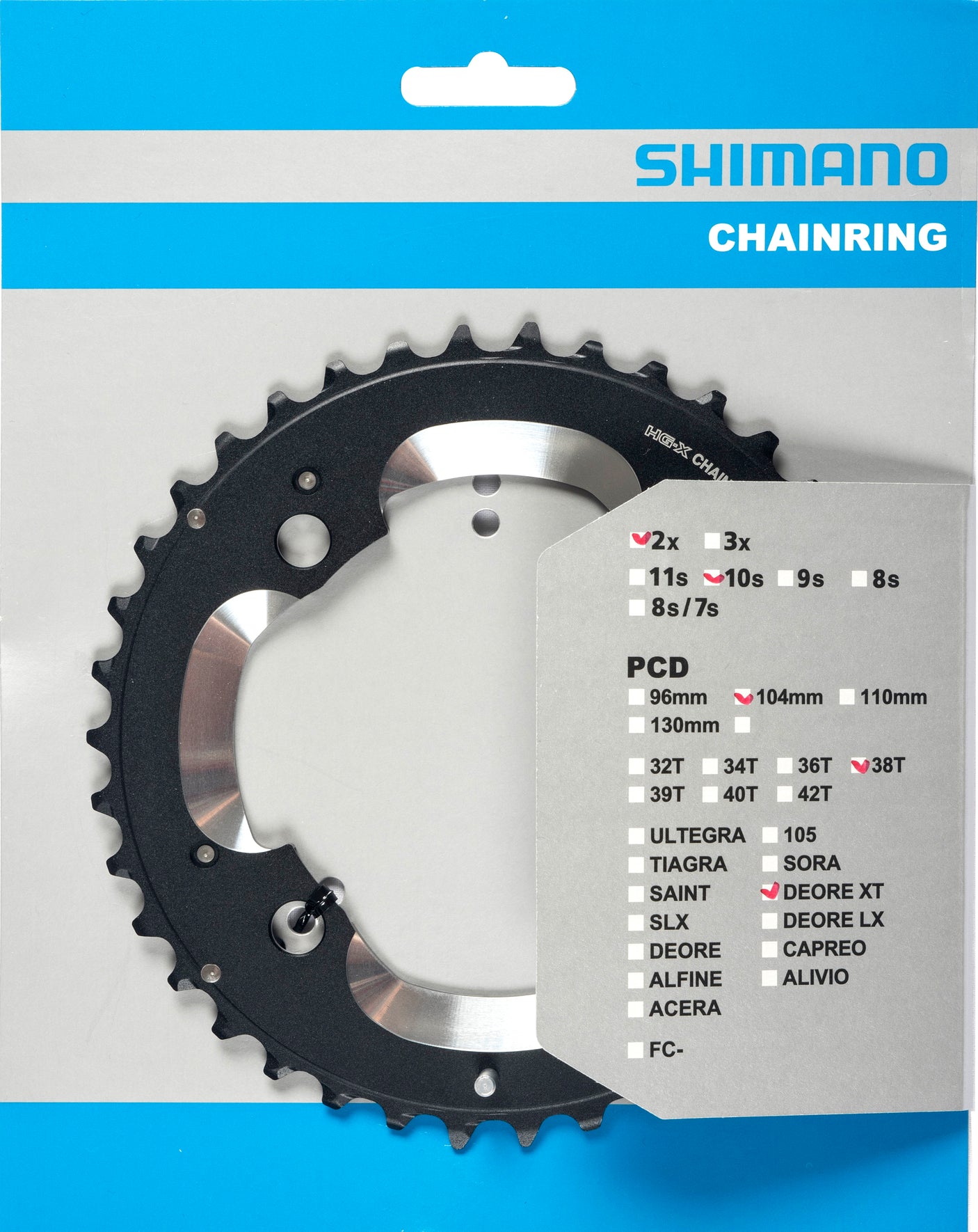 Shimano Deore XT FC-M785 Kettenblatt AM 10-fach