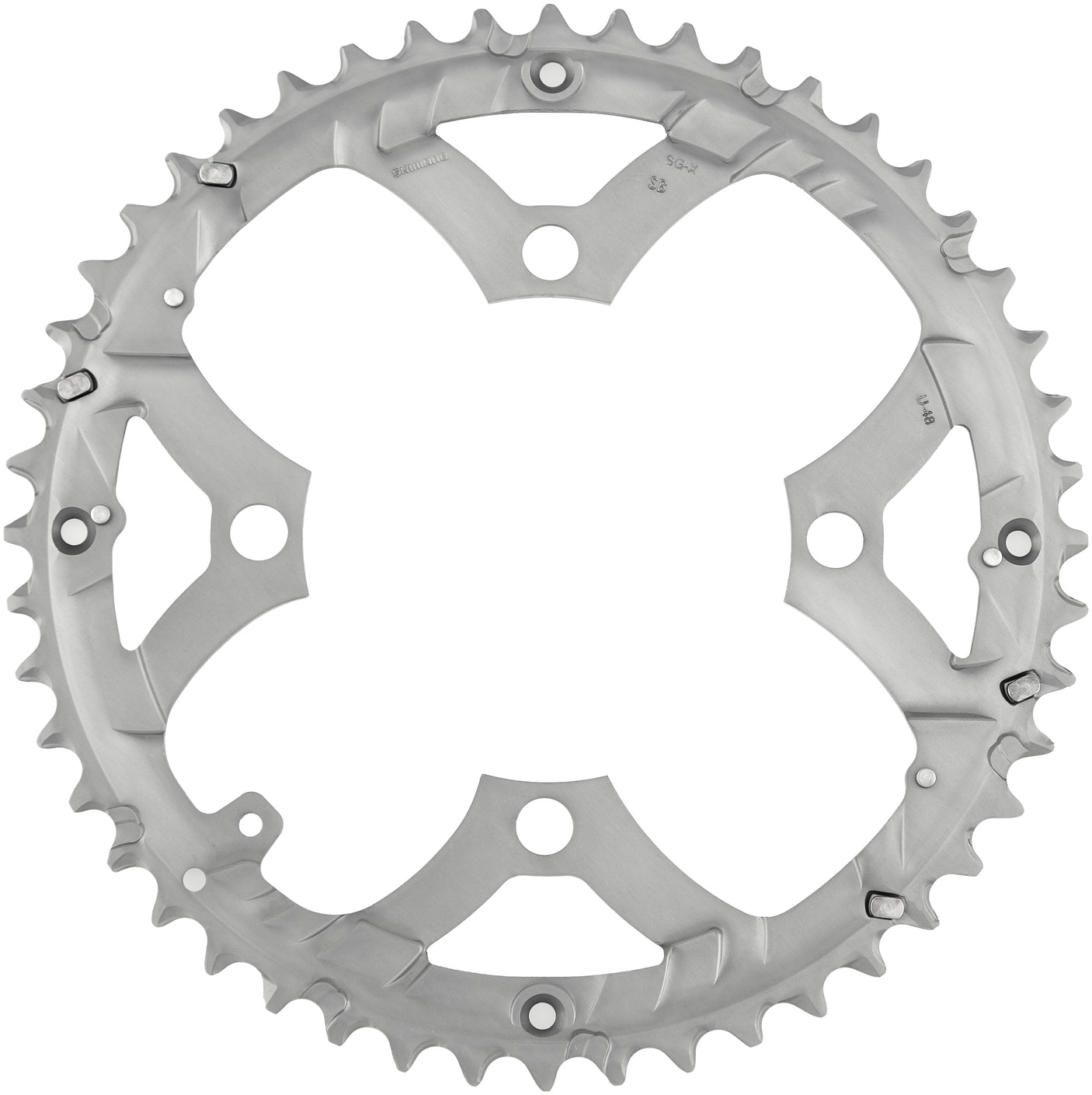 Shimano Deore FC-M590 Kettenblatt für Kettenschutzring 9-fach grau