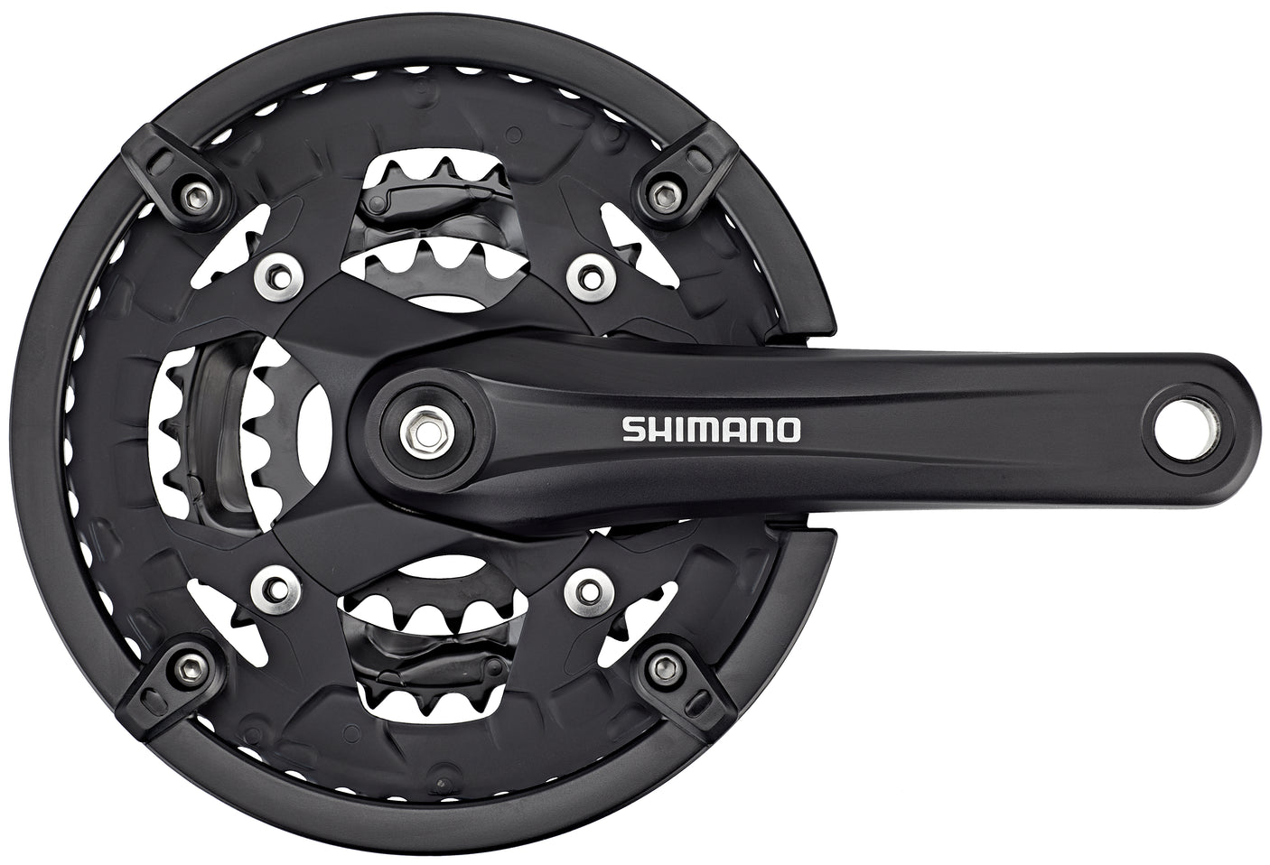 Shimano Trekking FC-T4010 Octalink Kurbelgarnitur 3x9-fach 44-32-22 Zähne schwarz