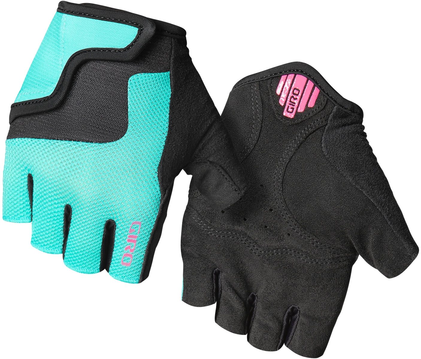 Giro Bravo Jr. Handschuhe screaming teal/neon pink