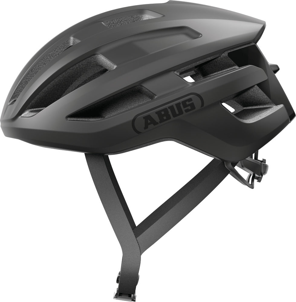 ABUS Powerdome Helm Road velvet schwarz