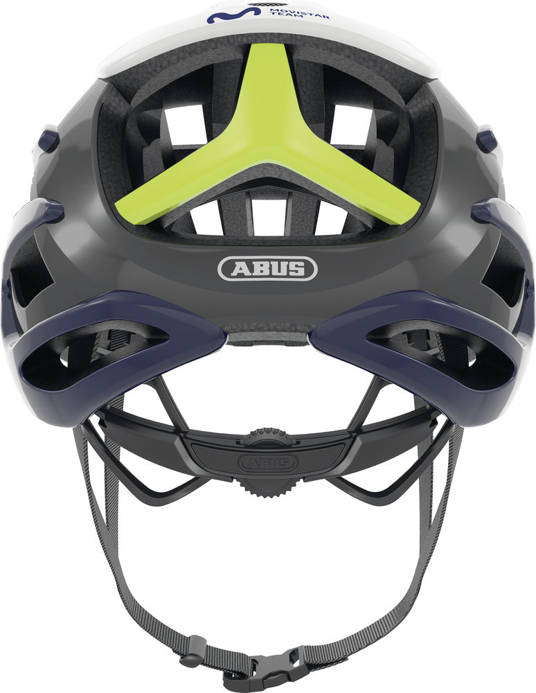 ABUS Airbreaker Helm Road Movistar Team