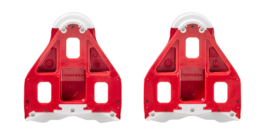 Look Delta Grip Pedalplatten red