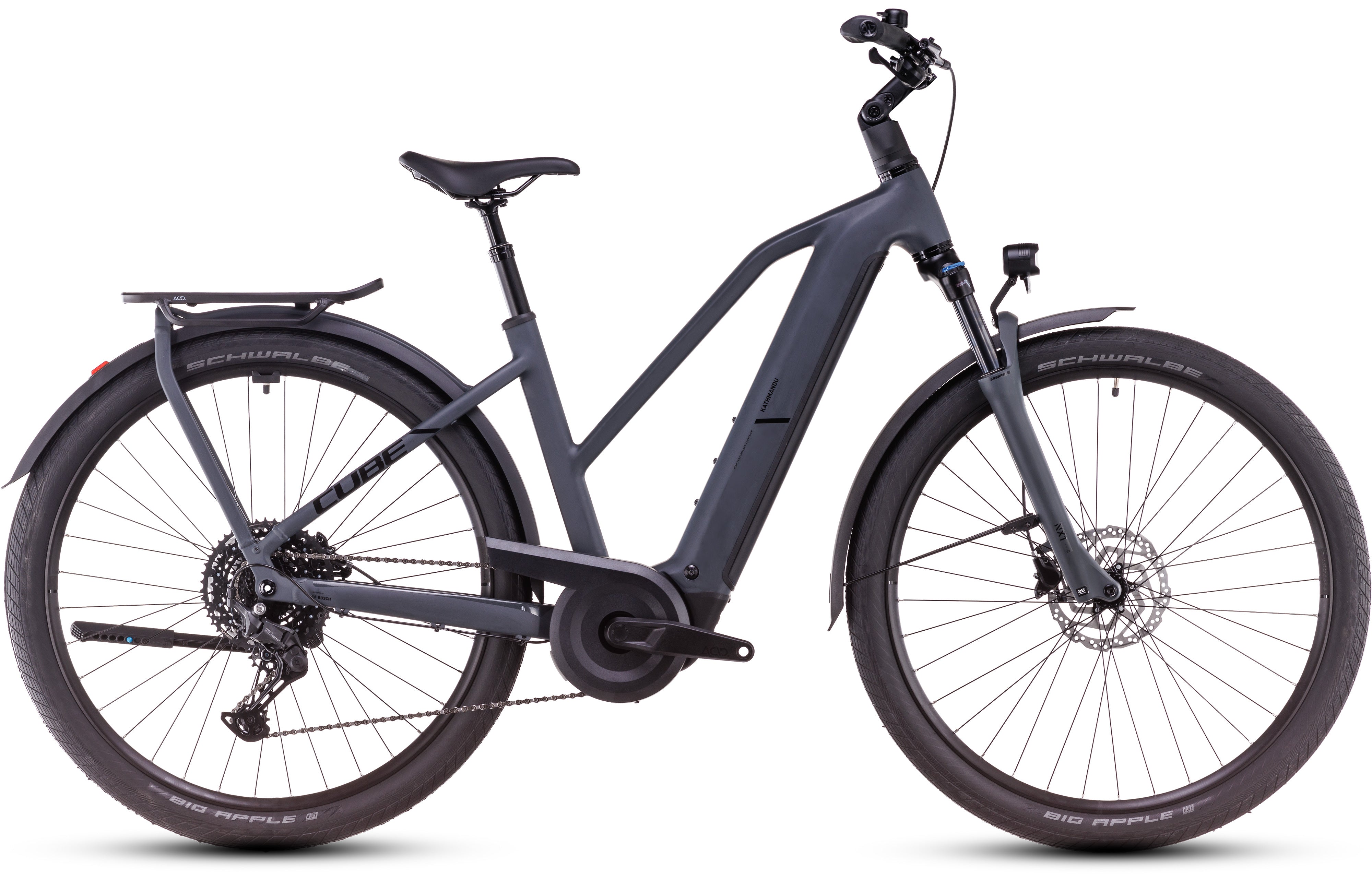 Cube Kathmandu Hybrid ONE 800 Trapez shadowgrey´n´black (2025)