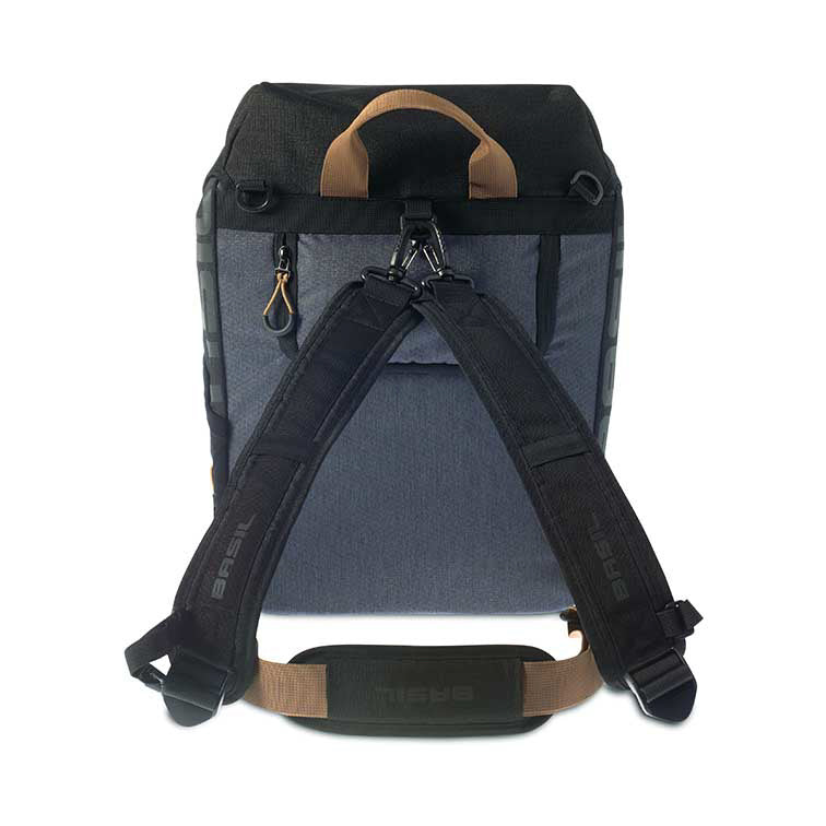 Basil Miles Tagesrucksack 17l blau/schwarz