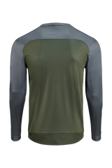 CUBE ATX Rundhalstrikot TM langarm olive´n´grey Herren