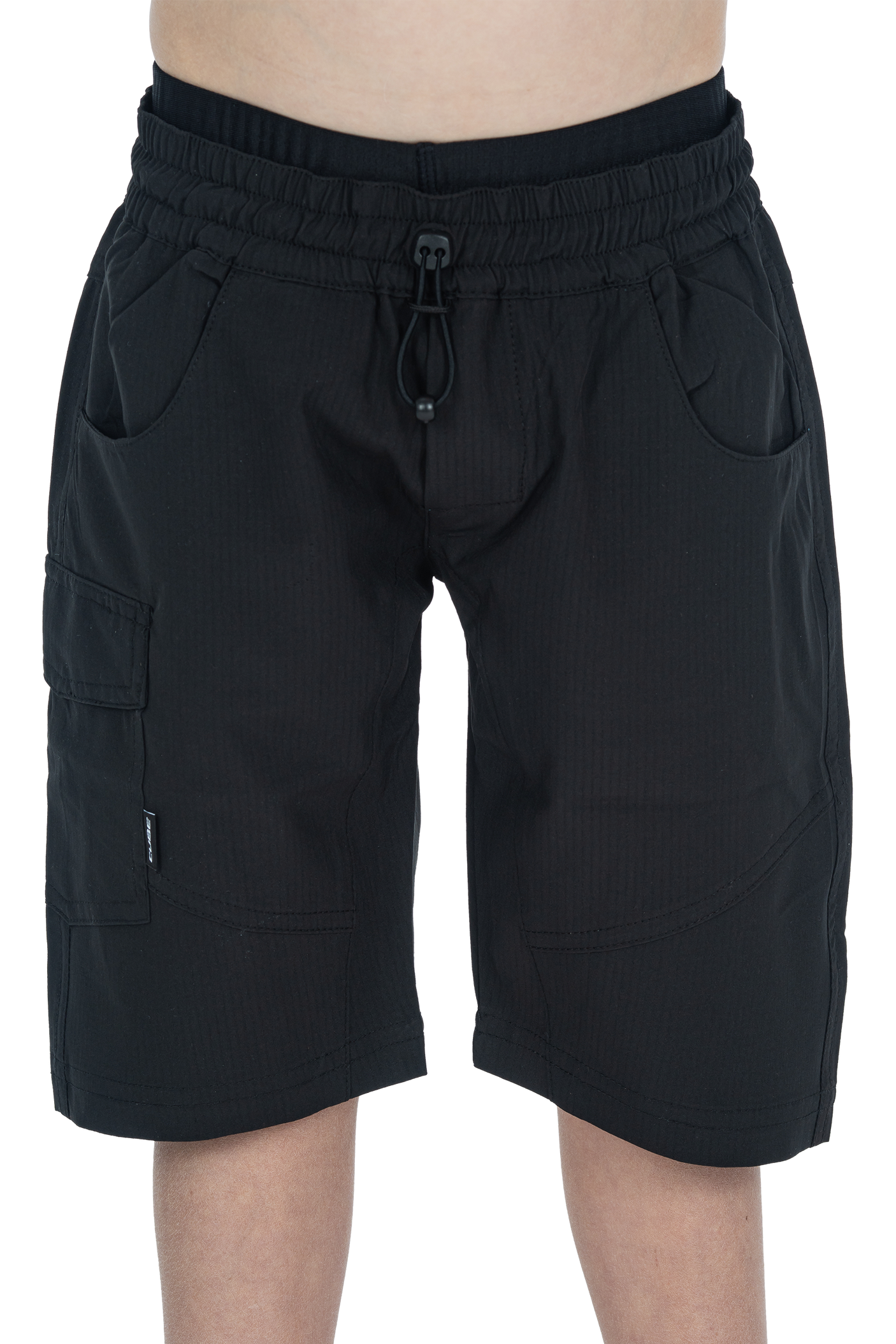 CUBE TEAMLINE Baggy Shorts ROOKIE inkl. Innenhose black´n´white