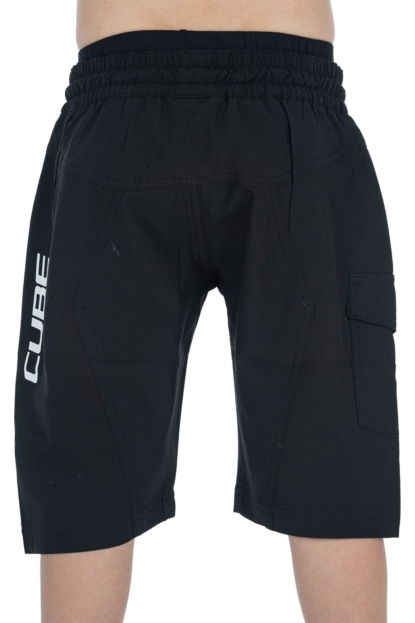 CUBE TEAMLINE Baggy Shorts ROOKIE inkl. Innenhose black´n´white