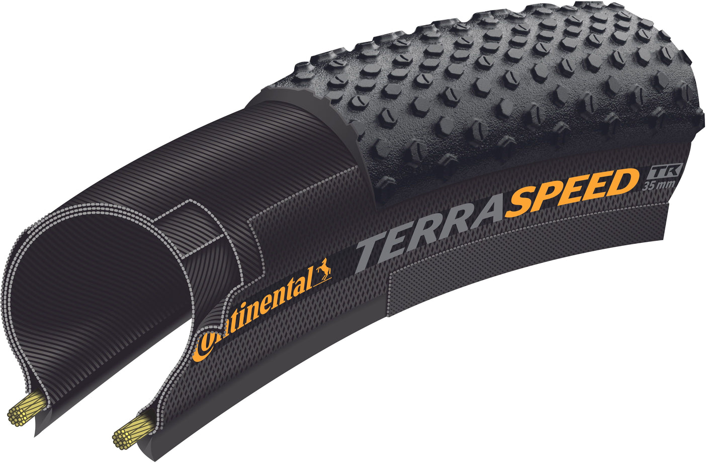 Continental Terra Speed ProTection Faltreifen 28x1.50" TLR schwarz