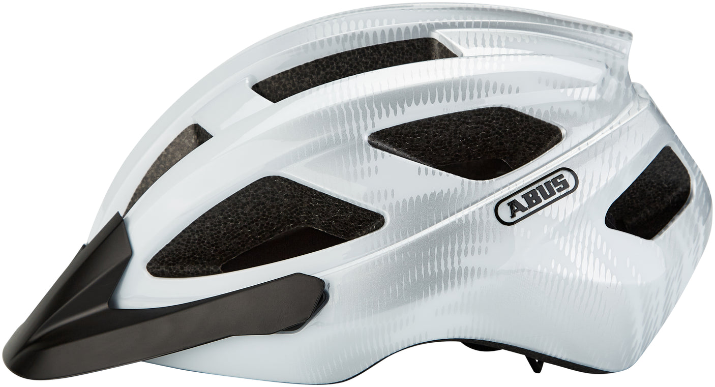 ABUS Macator Helm Road weiß silver