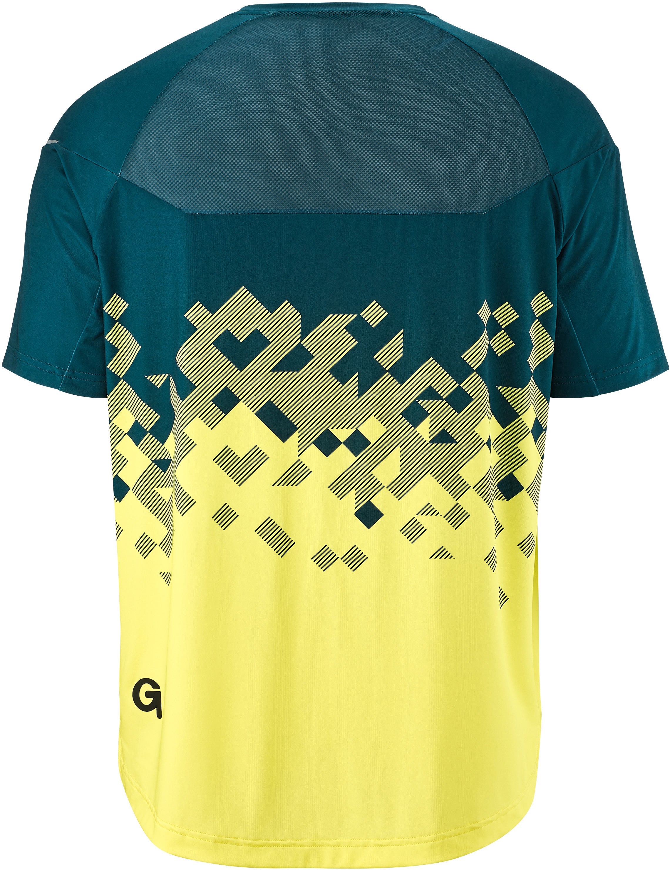 Gonso Mesores Kurzarm Fahrradshirt Herren petrol/gelb