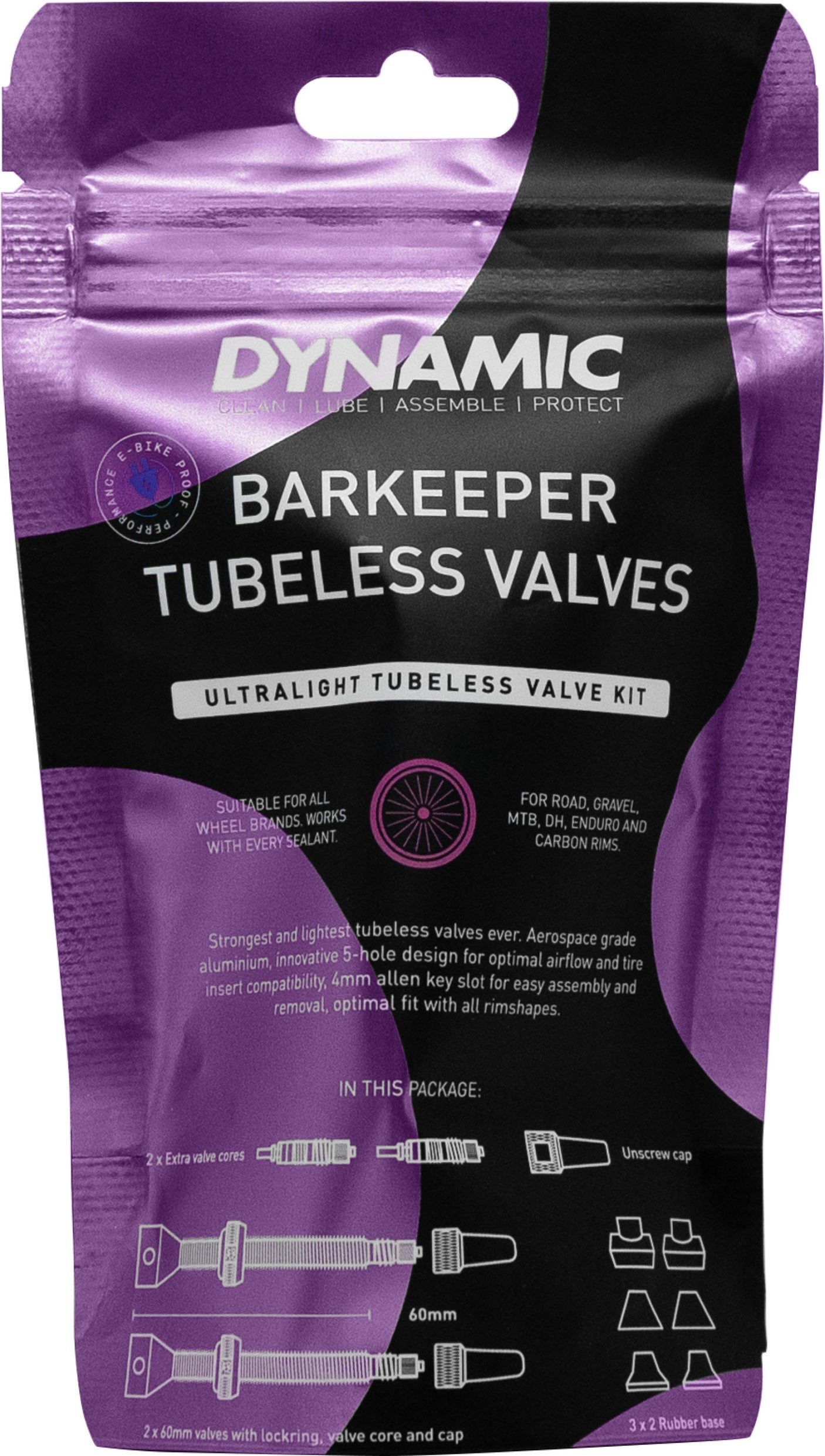 Dynamic Bike Care Bar Keeper Tubeless Ventile 44 mm