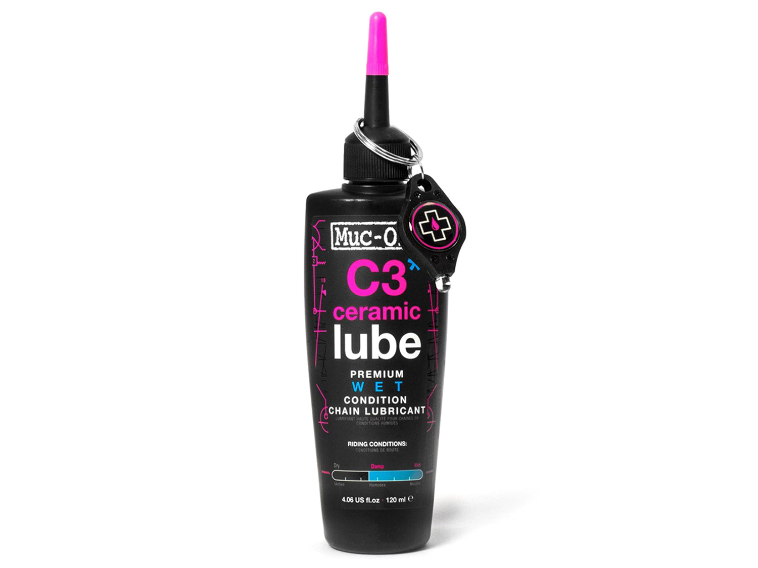 Muc-Off C3 Wet Ceramic Lube Kettenschmiermittel 120ml